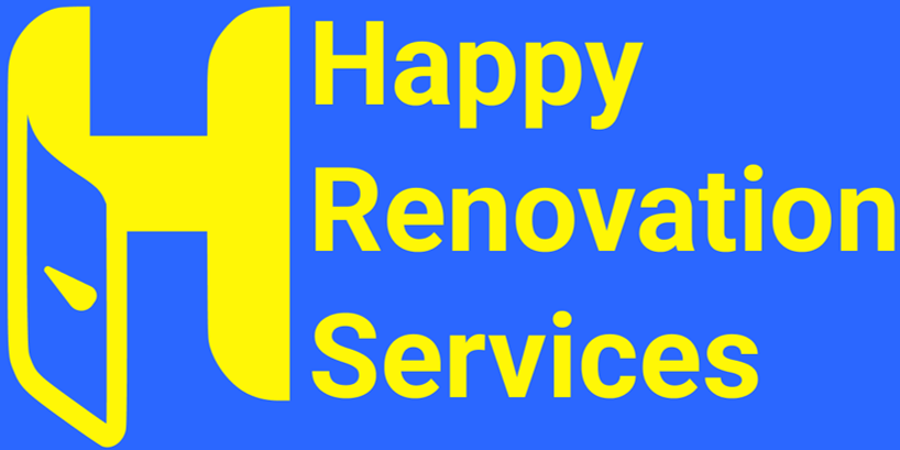 happy renovation services logo